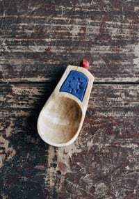 Image 3 of Handcarved mini spalted birch pocket spoon