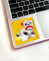 Image 1 of Sad Dog sticker