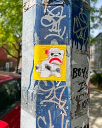 Image 3 of Sad Dog sticker