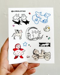 Image 1 of Friends sticker sheet
