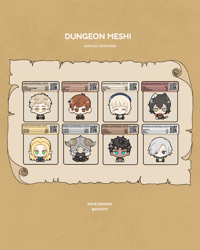 Image 1 of Dungeon Meshi Acrylic Keychain