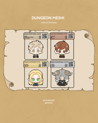 Image 3 of Dungeon Meshi Acrylic Keychain