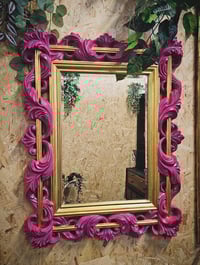 Image 1 of Ornate Swirl Mirror.