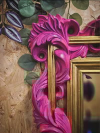 Image 2 of Ornate Swirl Mirror.