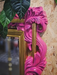 Image 3 of Ornate Swirl Mirror.