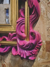 Image 4 of Ornate Swirl Mirror.