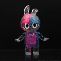 Image 2 of 1/2 Pink & Blue Brain Anatomical Glow in the Dark KewBuBu Resin Figure
