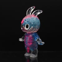 Image 4 of 1/2 Pink & Blue Brain Anatomical Glow in the Dark KewBuBu Resin Figure