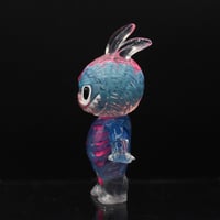 Image 5 of 1/2 Pink & Blue Brain Anatomical Glow in the Dark KewBuBu Resin Figure