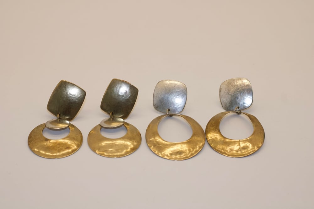 Image of 2 Pair of Vintage Marjorie Baer Earrings