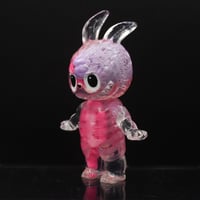 Image 4 of 1/2 Pink & Lilac Brain Anatomical Glow in the Dark KewBuBu Resin Figure