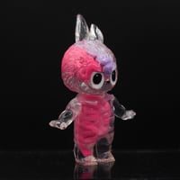 Image 8 of 1/2 Pink & Lilac Brain Anatomical Glow in the Dark KewBuBu Resin Figure