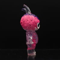 Image 7 of 1/2 Pink & Purple Brain Anatomical Glow in the Dark KewBuBu Resin Figure