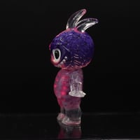 Image 5 of 1/2 Pink & Purple Brain Anatomical Glow in the Dark KewBuBu Resin Figure