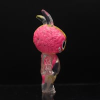 Image 8 of 1/2 Pink & Lime Green Brain Anatomical Glow in the Dark KewBuBu Resin Figure