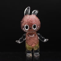Image 1 of KEW-BUBU Skeleton Anatomy 3.5 inch Double Cast Resin Figure - Dusty Rose