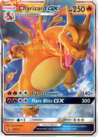 Charizard GX - SM211 - SM Promos Lightly played