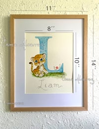 Image 3 of Personalized baby name- 100%hand painted
