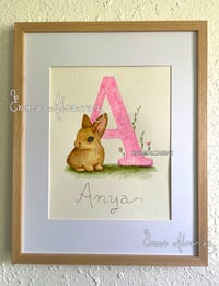 Image 2 of Personalized baby name- 100%hand painted
