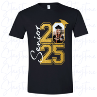 Image 2 of GRAD TSHIRT- SENIOR 2025 - W/ PHOTO