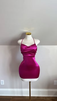 Image 2 of Thalia satin mini dres