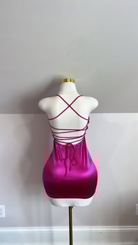 Image 3 of Thalia satin mini dres