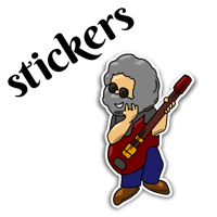 Image 1 of Cartoon Jerry Stickers