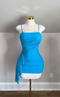 Image 1 of Natalia ruched mini dress