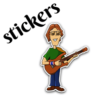 Image 1 of Cartoon Phil Stickers