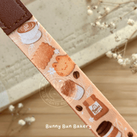 Image 3 of Catpuccino Time Keychain + Lanyard