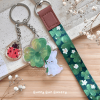 Image 1 of My Lucky Bug Keychain + Lanyard