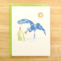 Image 1 of Heron Note Card