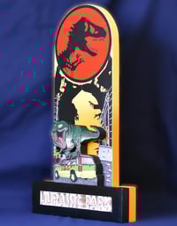 Image 2 of  Jurassic Park 3D Hand Crafted Wooden Wall Hanging Artwork