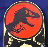Image 6 of  Jurassic Park 3D Hand Crafted Wooden Wall Hanging Artwork