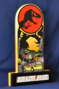 Image 9 of  Jurassic Park 3D Hand Crafted Wooden Wall Hanging Artwork