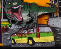 Image 10 of  Jurassic Park 3D Hand Crafted Wooden Wall Hanging Artwork