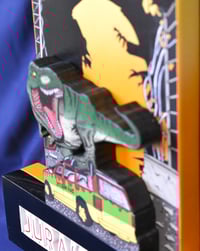 Image 11 of  Jurassic Park 3D Hand Crafted Wooden Wall Hanging Artwork