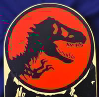 Image 12 of  Jurassic Park 3D Hand Crafted Wooden Wall Hanging Artwork