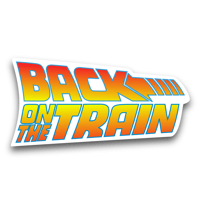 Image 2 of Phish "Back on the Train (to the Future)" Stickers