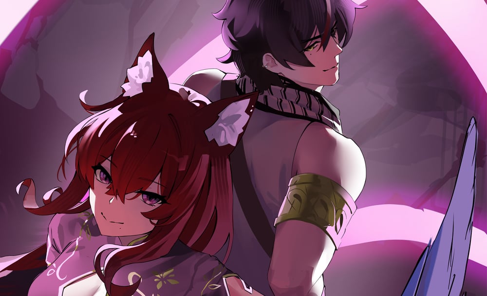 Image of 11 x 17 Matt and Ravyn Poster