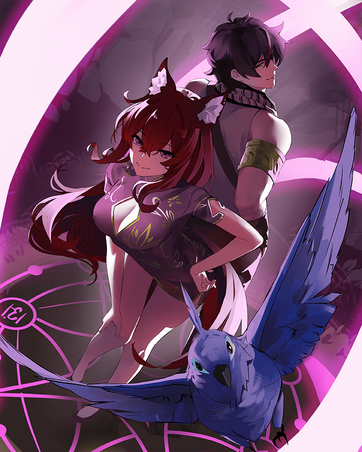 Image of 11 x 17 Matt and Ravyn Poster