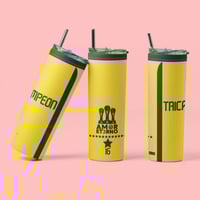 Image 1 of Club America TriCampeon 20oz Tumbler with Lid, Stainless Steel.