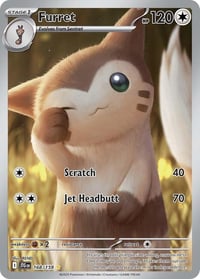 Furret - 168/159 - SV09: Journey Together - Near Mint