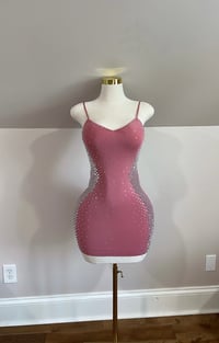 Image 1 of Catalina rhinestone mini dress