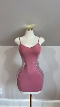 Image 2 of Catalina rhinestone mini dress