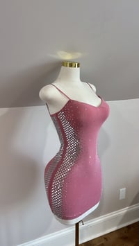 Image 3 of Catalina rhinestone mini dress