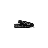 SHOULD HEAL MY SOUL WRISTBAND (black)