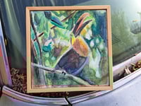 Image 1 of "Chestnut Mandibled Toucan" Original Watercolor Mixed Media Painting by Sandy Tyler 