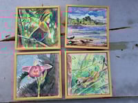 Image 5 of "Chestnut Mandibled Toucan" Original Watercolor Mixed Media Painting by Sandy Tyler 