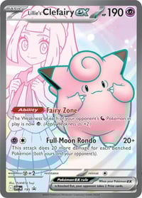 Lillie's Clefairy ex - 195 - SV: Scarlet & Violet Promo Cards - Near Mint